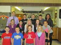 Yankton Middle School volunteered for March for Meals 