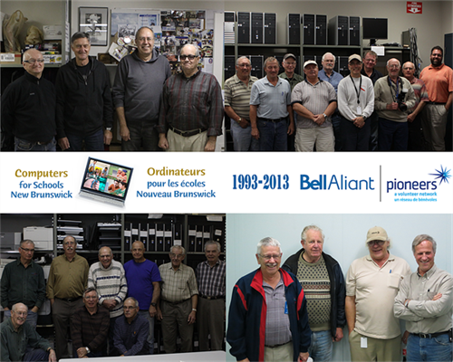 Celebrating 20 years of working with the Bell Aliant Pioneers. 