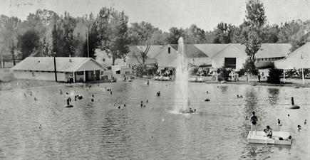 1930s - Kiwanis Club operated swimming hole