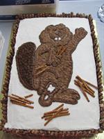 Beaver Cake! Yes! We're just that good!