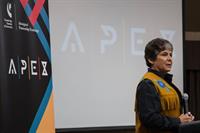 Chief Clarence Louie addresses inaugural APEX event