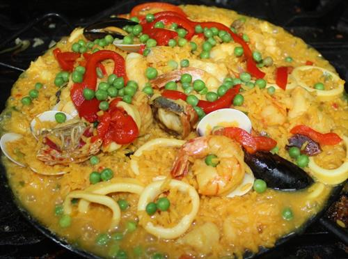 Seafood Paella at Lighthouse Cafe 