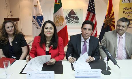 THCC and CANACO signing collaborative agreement
