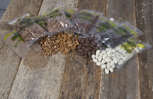 Choose from our many flavors of candied pecans!