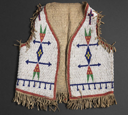 Sioux Vest, Unknown artist, Native American: Sioux