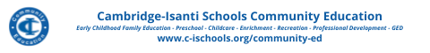 Cambridge-Isanti Schools - Community Education