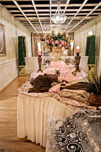 Buffet table