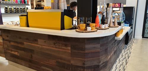 Coffee Bar Quartz Countertop