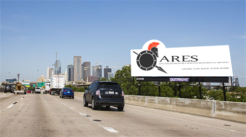 Have you seen this billboard for ARES Restoration around Puyallup? 