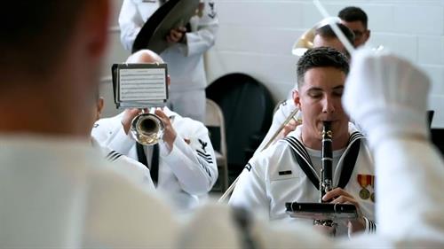 Still from Military Band Performance Video