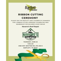 Ribbon Cutting Ceremony (Navarro's Roof Repair)
