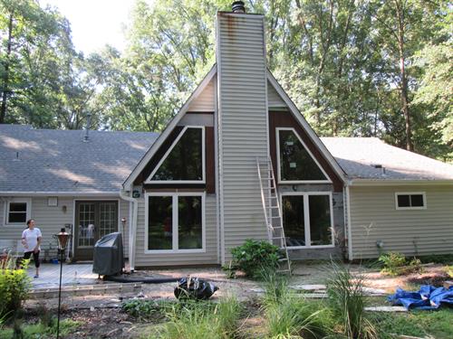 Large window replacements designed and installed by Lucius Complete Home, transforming this Bartlett home with natural light and lasting energy efficiency.