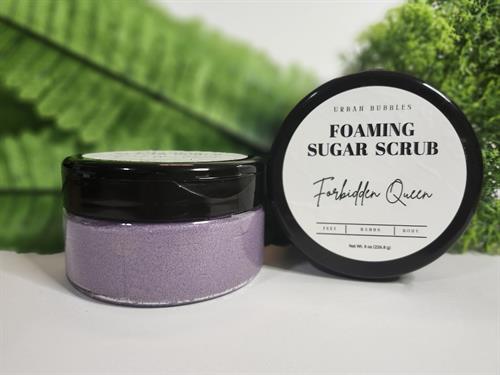Powerful, playful, and royally smooth — Forbidden Queen foaming sugar scrub gently exfoliates while leaving skin soft, radiant, and ready to rule. Powerful, playful, and royally smooth — Forbidden Queen foaming sugar scrub gently exfoliates while leaving skin soft, radiant, and ready to rule.