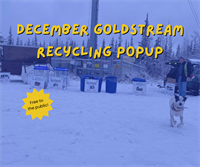 December Goldstream Recycling Popup