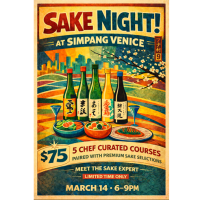 Simpang Venice - Sake Night & 5 Course Pairing Dinner!