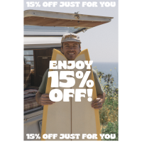 Enjoy 15% Off Just For You