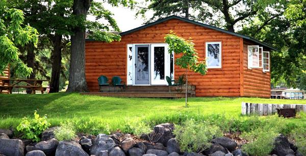 Enjoy the sound of the waves in our lakeshore cabins