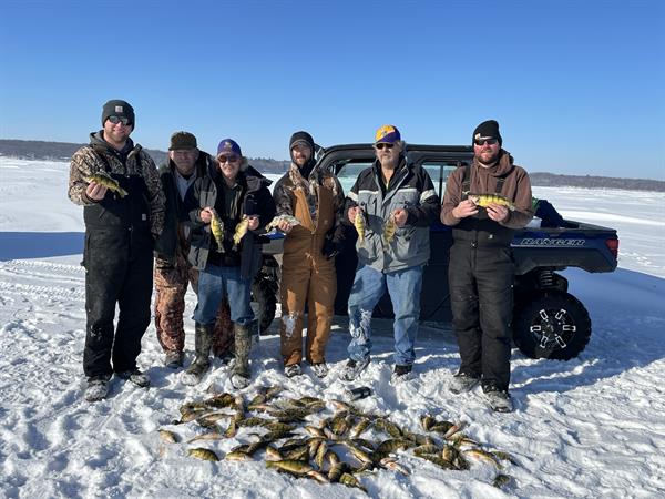 Guided ice fishing