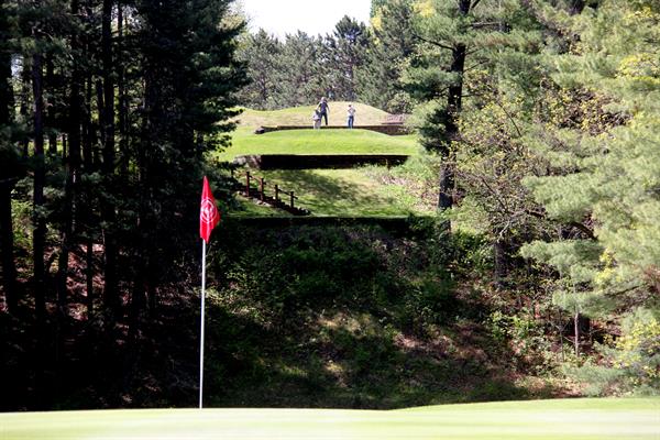 Hole 2 from the green