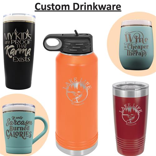 Etched Drinkware