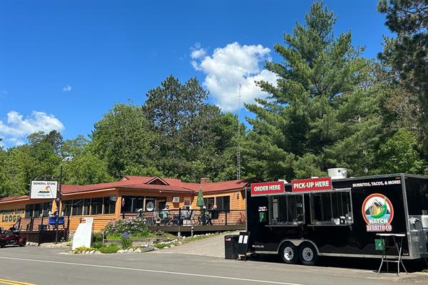 Serving at Woman Lake Lodge