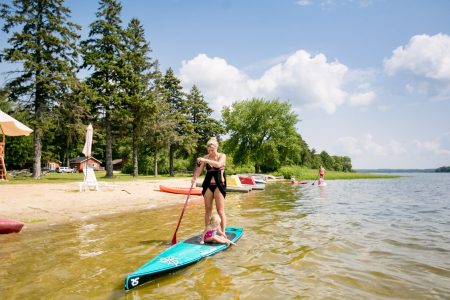 Girl on Paddleboard 