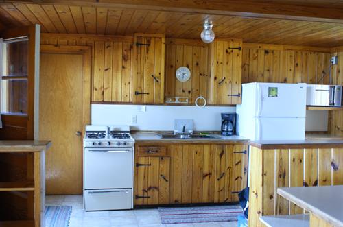 View of the Cabin's kitchen