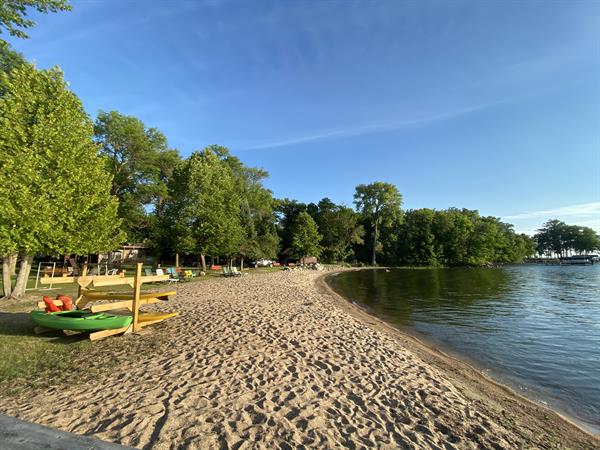 300 Ft. Gradual Sloping Sandy Beach