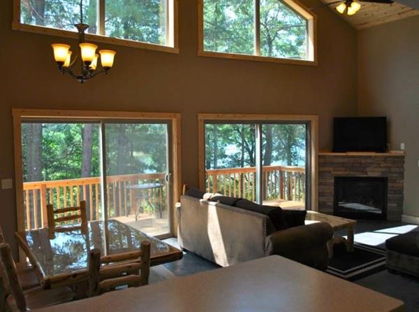 Blue Lodge Living Room - Interior photos of the Lodge at BlueWater.