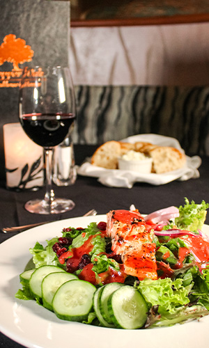 Copper Oak Steakhouse Grilled Salmon Salad