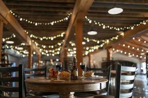 Bar and in house food 