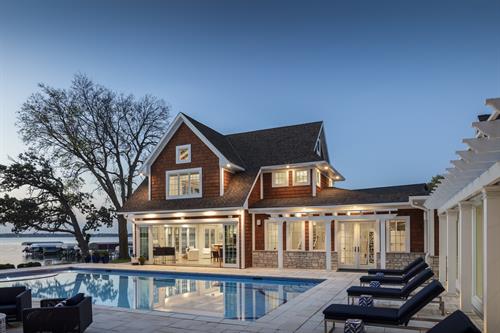 Residential Lake Home with pool