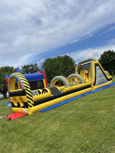 50 FEET of competition! This Nuclear Obstacle Course is top rated by the kids!