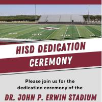 John P Erwin Stadium Dedication