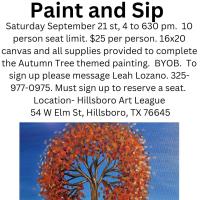 Paint and Sip @ Hillsboro Arts League