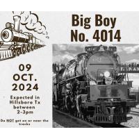 Big Boy No. 4014 Rolls through Hillsboro, TX