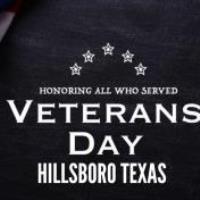 Veterans Day Events in Hillsboro, Texas