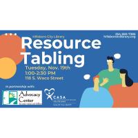 Resource Tabling Event