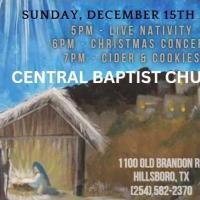 Central Baptist Church Nativity and Christmas Concert