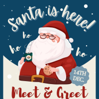 Meet and Greet with Santa at Poppin Tags Resale Shop