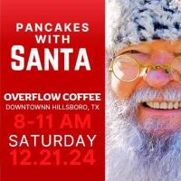 Pancakes with Santa at Overflow Coffee