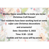 Wesley House Christmas Bazar