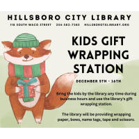 Hillsboro City Library Gift Wrapping Station