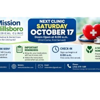 Mission Hillsboro Medical Clinic - 1st and 3rd Saturdays
