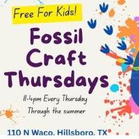 Fossil Craft Thursdays At Texas Through Time Museum