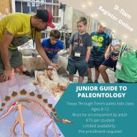 Texas Through Time Junior Guide to Paleontology Class