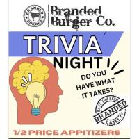 Trivia Night at Branded Burger - Wednesday Nights