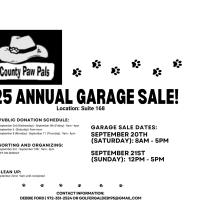 Hill County Paw Pals Garage Sale