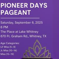 Pioneer Days Pageant The Place at Lake Whitney