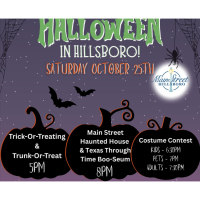 Haunted Houses, Trick Or Treating and Costume Contests Downtown